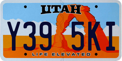 UT license plate Y395KI