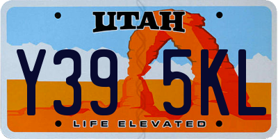 UT license plate Y395KL