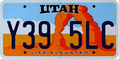 UT license plate Y395LC