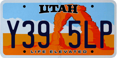 UT license plate Y395LP