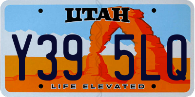 UT license plate Y395LQ