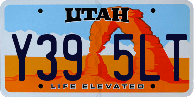 UT license plate Y395LT