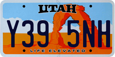 UT license plate Y395NH