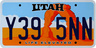 UT license plate Y395NN