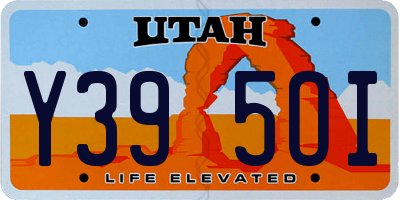 UT license plate Y395OI