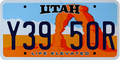 UT license plate Y395OR