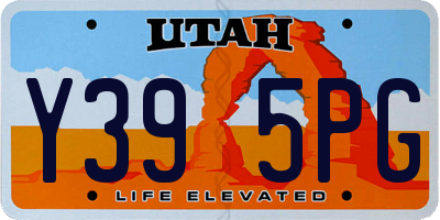 UT license plate Y395PG