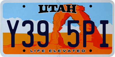 UT license plate Y395PI
