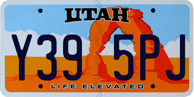 UT license plate Y395PJ
