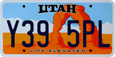UT license plate Y395PL