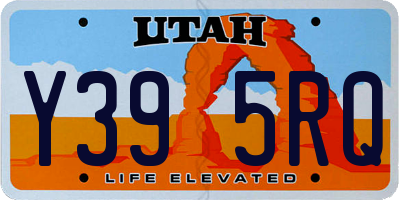 UT license plate Y395RQ