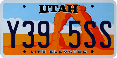 UT license plate Y395SS