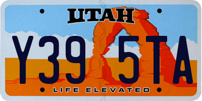 UT license plate Y395TA