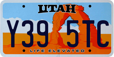 UT license plate Y395TC