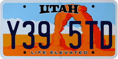 UT license plate Y395TD