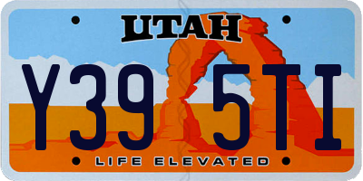 UT license plate Y395TI