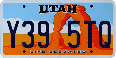 UT license plate Y395TQ