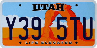 UT license plate Y395TU