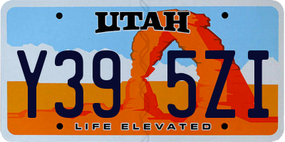 UT license plate Y395ZI