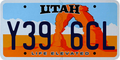UT license plate Y396CL