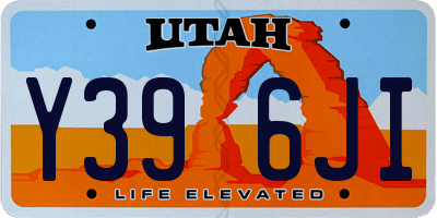UT license plate Y396JI