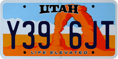UT license plate Y396JT
