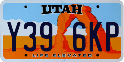 UT license plate Y396KP