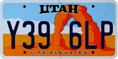 UT license plate Y396LP