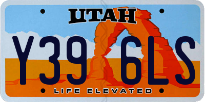UT license plate Y396LS