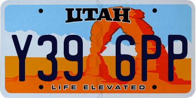 UT license plate Y396PP