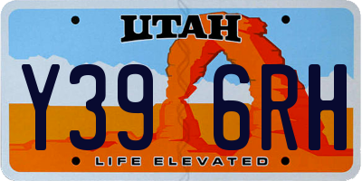 UT license plate Y396RH