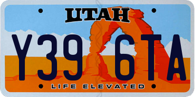 UT license plate Y396TA