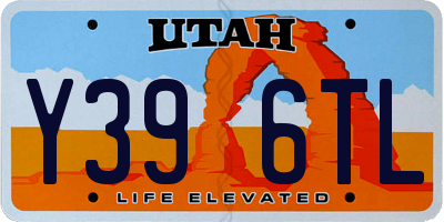 UT license plate Y396TL
