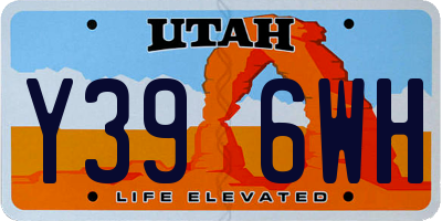 UT license plate Y396WH