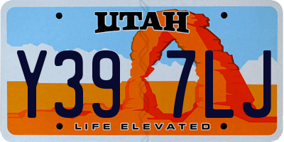 UT license plate Y397LJ