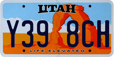 UT license plate Y398CH