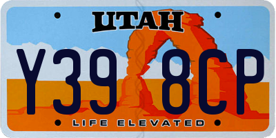 UT license plate Y398CP