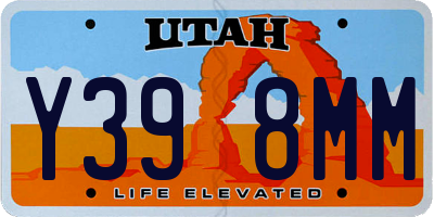 UT license plate Y398MM