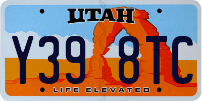 UT license plate Y398TC