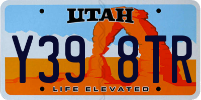 UT license plate Y398TR
