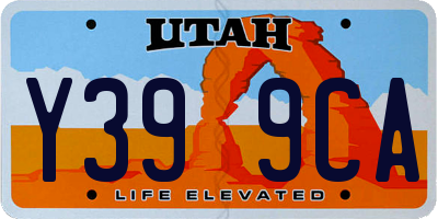 UT license plate Y399CA