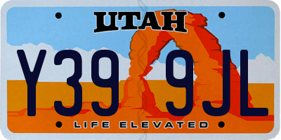 UT license plate Y399JL
