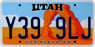UT license plate Y399LJ