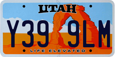 UT license plate Y399LM