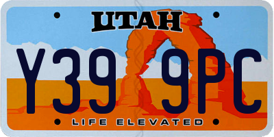 UT license plate Y399PC