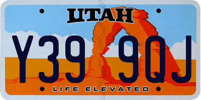UT license plate Y399QJ