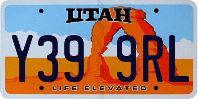 UT license plate Y399RL