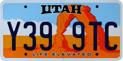 UT license plate Y399TC