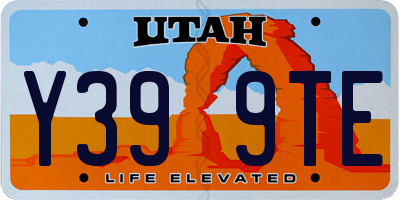UT license plate Y399TE