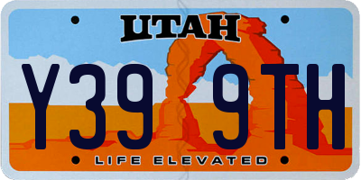 UT license plate Y399TH